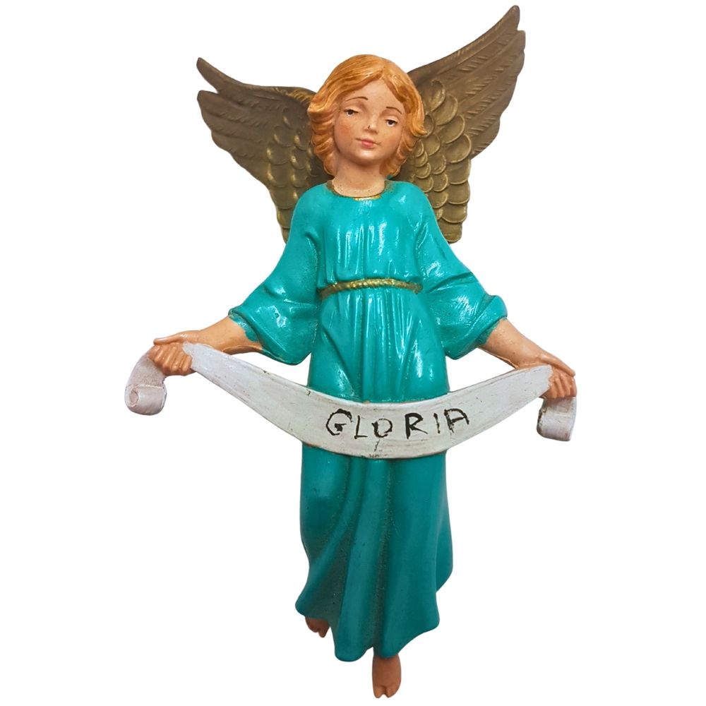 Santon pour crèche de Noël : ange Gloria - H.10cm