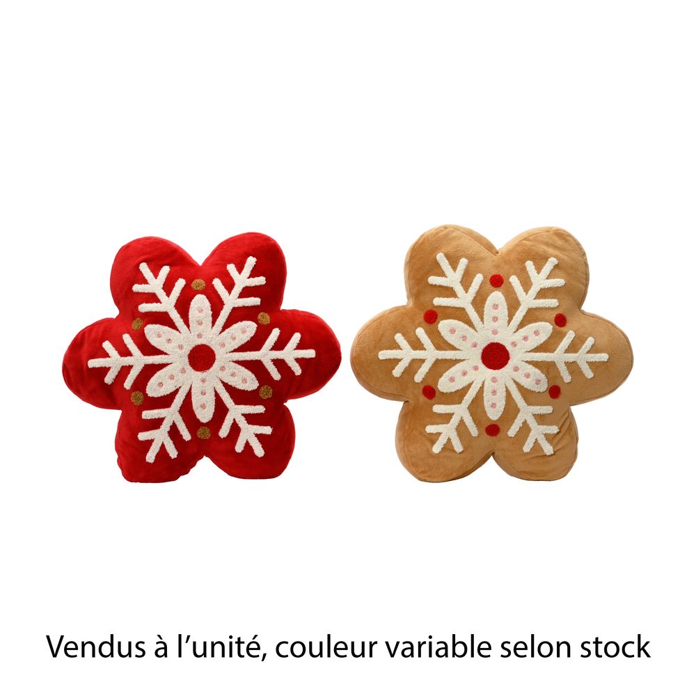Coussin motif flacon, coloris variable - D.38cm