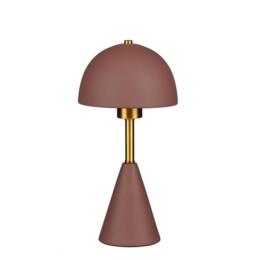Lampe de table 'Kea' 60W E27 IP20, coloris violet - H.35,5xD.17,5cm