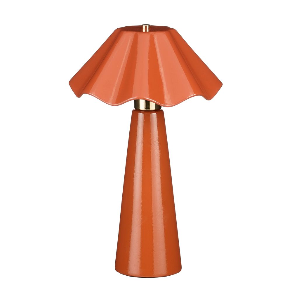 Lampe de table meera h40.5x25cm - brun
