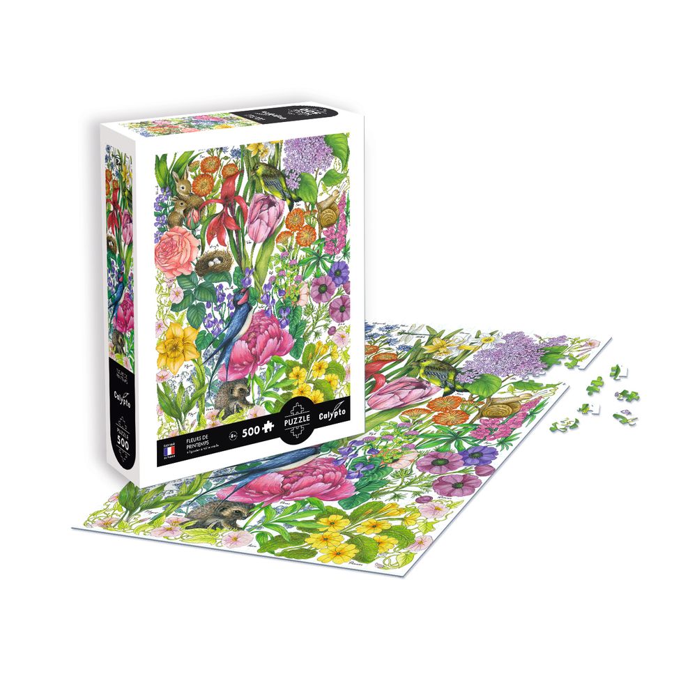 Puzzle 'Les Fleurs de Printemps' - 500 pièces