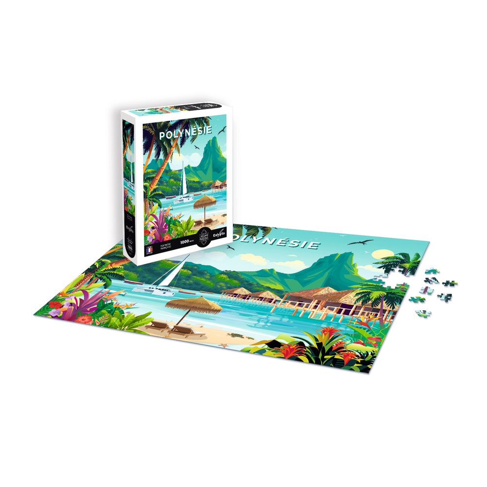 Puzzle 'Polynésie Française' - 1000 pièces
