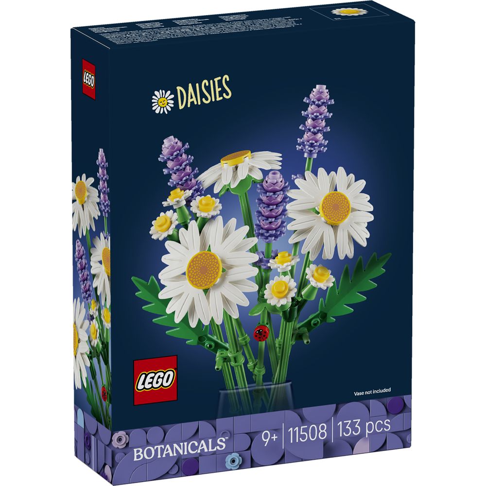 Les marguerites, collection Botanicals, 133 pièces - H.19cm