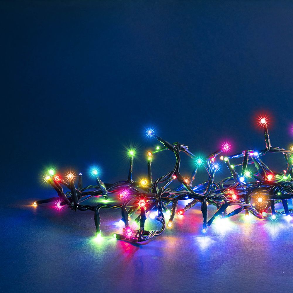 Guirlande lumineuse animée 'Flicker light', LED RGB - L.5m