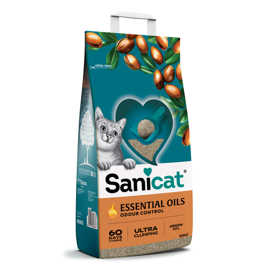 Litière pour chat 'Essential oils' à l'argan - 10kg