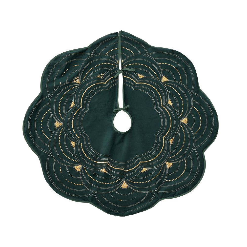Jupe de sapin de Noël, coloris vert - D.100cm