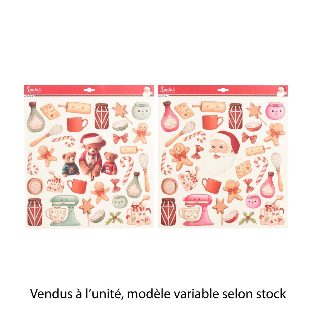 Décorations de fenêtre 'Boulangerie', modèle variable