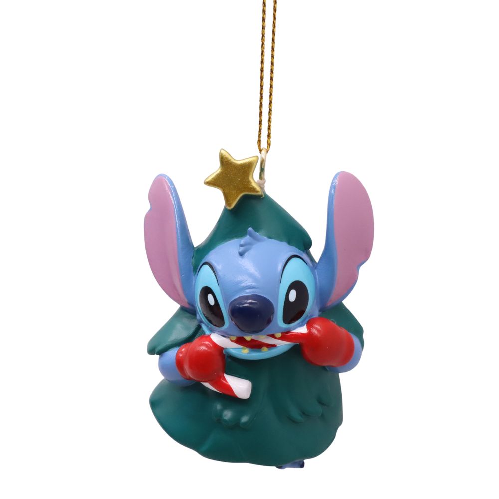 Suspension de Noël : Stitch dans un sapin - H.7,5cm