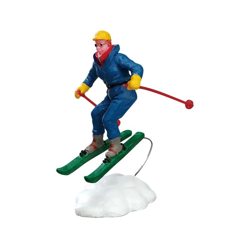 Figurine de Noël : skieur de fin de semaine - H.8,5cm