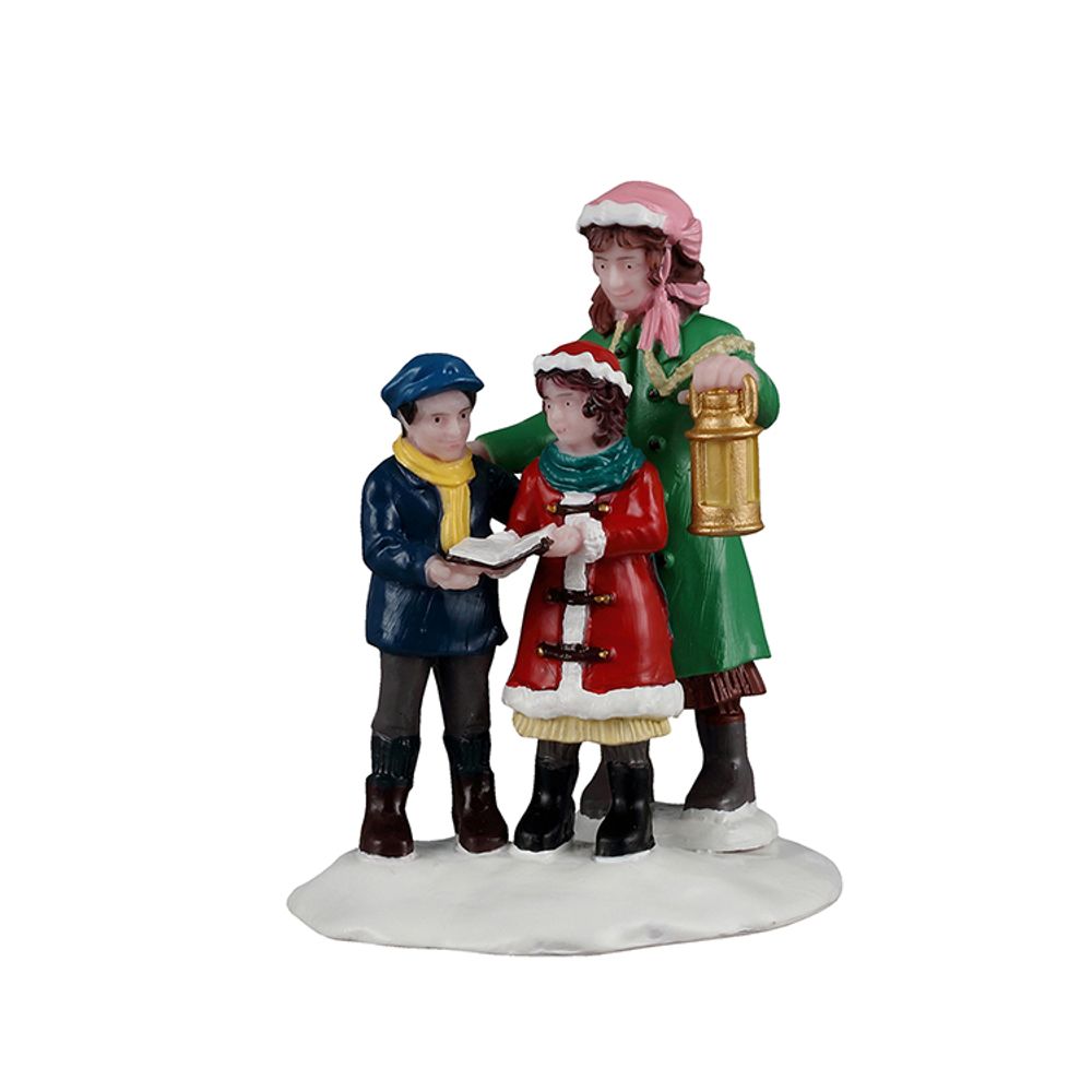 Figurine de Noël : choristes de Noël - H.6,3cm