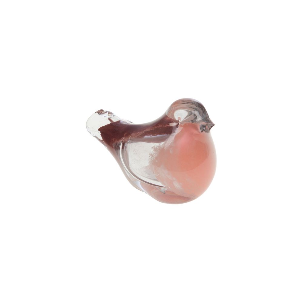 Oiseau en sulfure 'Leo', coloris rose - H.10m