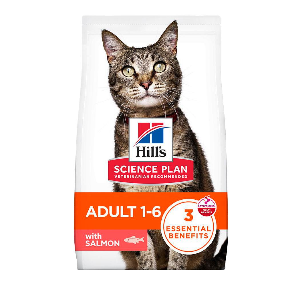 Croquettes pour chat adulte au saumon 3 kg