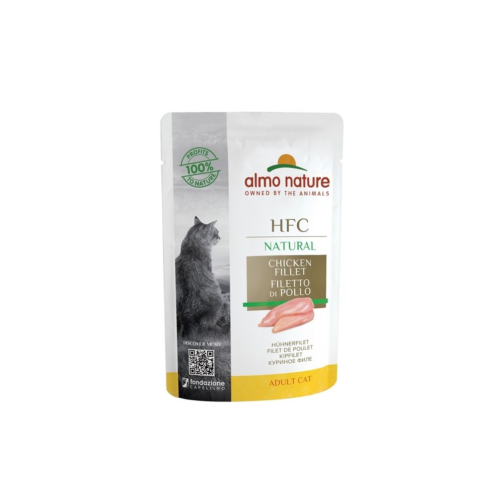 Filets de poulet pour chat 'HFC Natural' - 55g