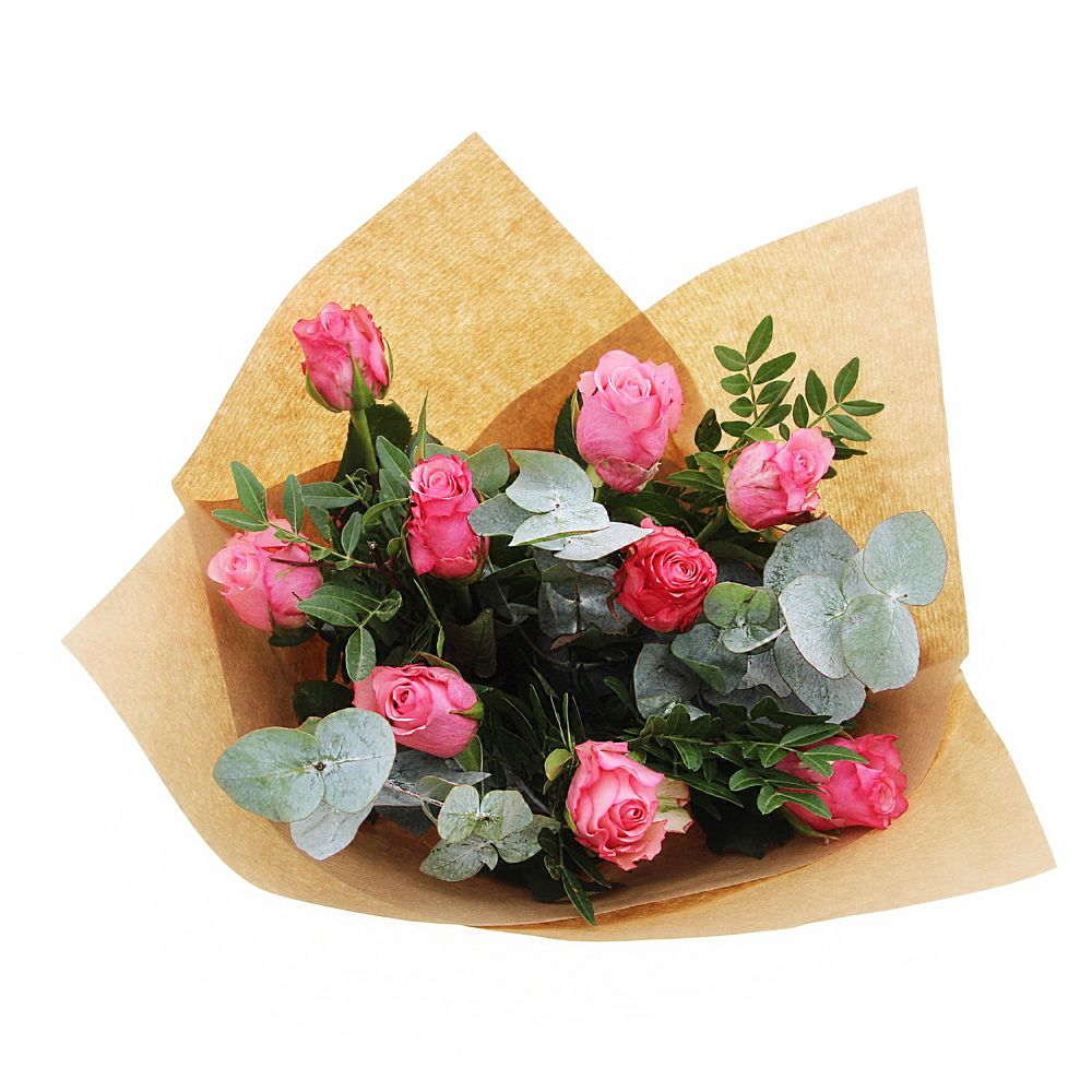 Bouquet de fleurs ‘Octobre Rose’ - 14 tiges
