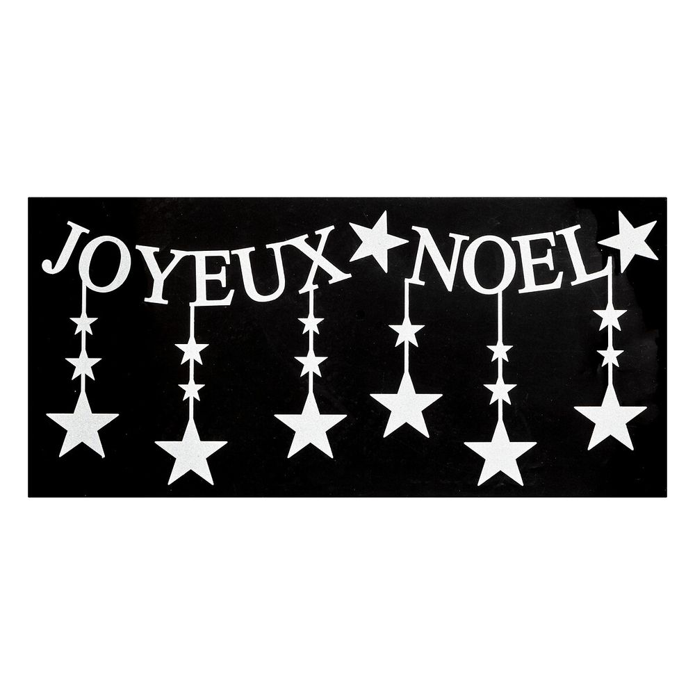 Sticker floqué « Joyeux Noël » - 49x23cm