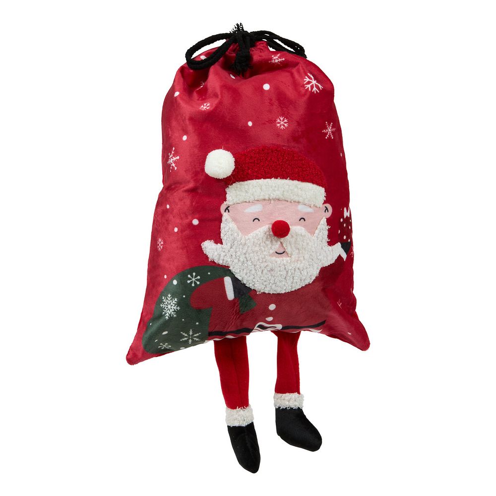 Hotte, motif père Noël - 30x40cm