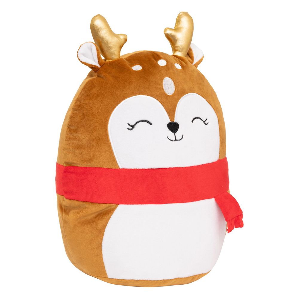 Peluche squishy de Noël : renne - H.35cm