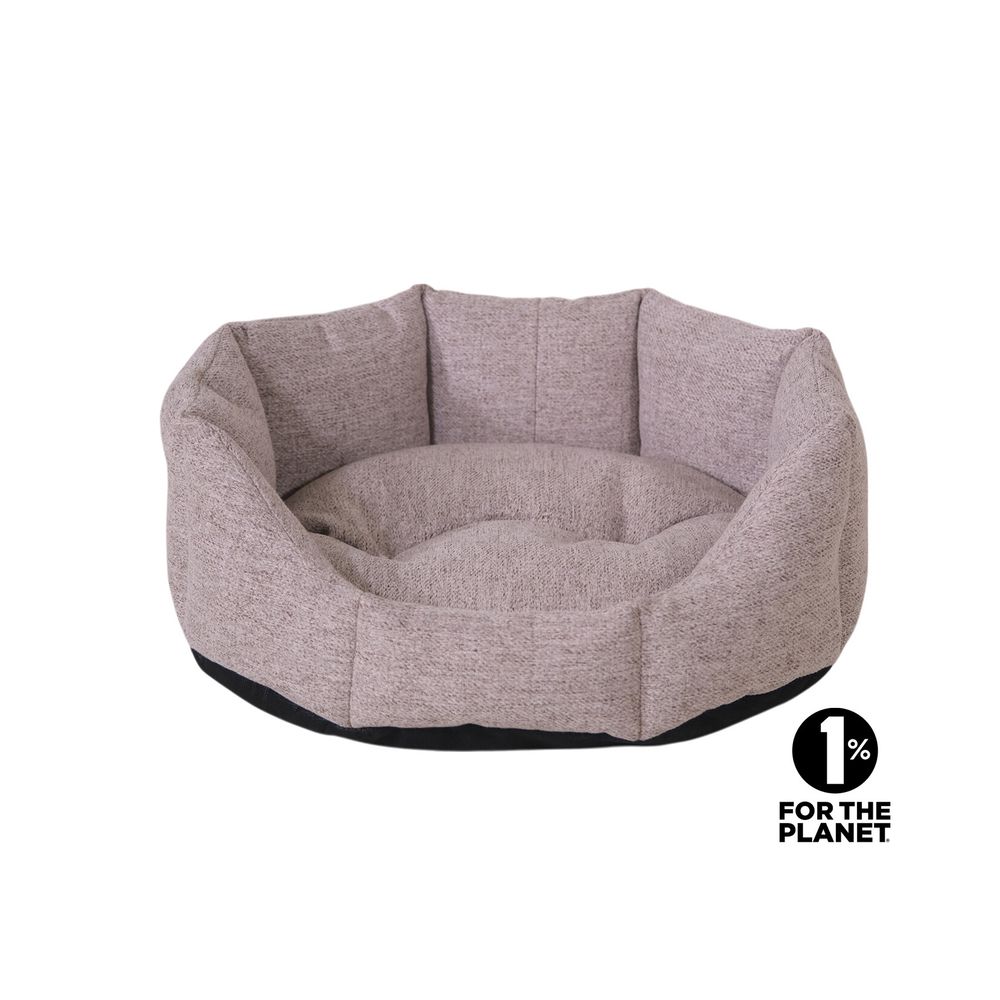 Panier rond pour chien 'Neva', coloris ivoire - L.52cm