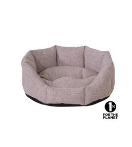 Panier rond pour chien 'Neva', coloris ivoire - L.52cm