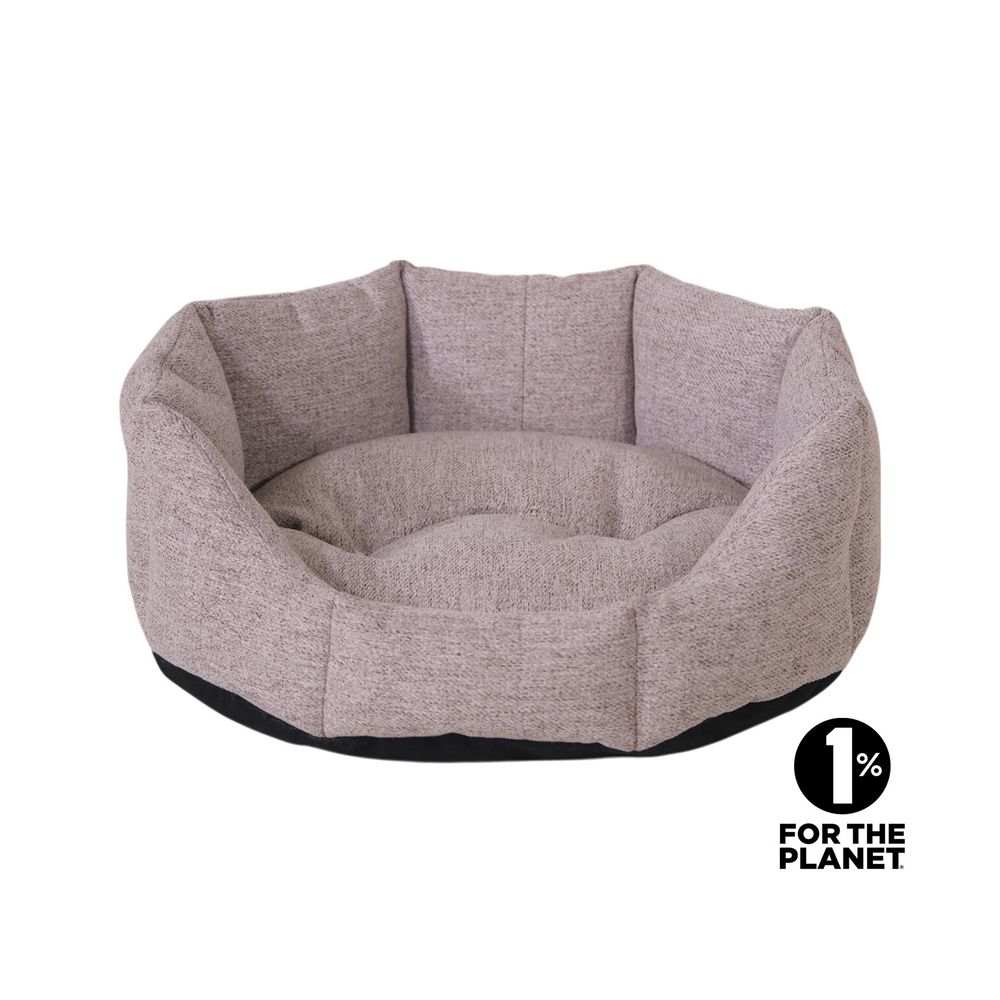 Panier rond pour chien 'Neva', coloris ivoire - L.68cm