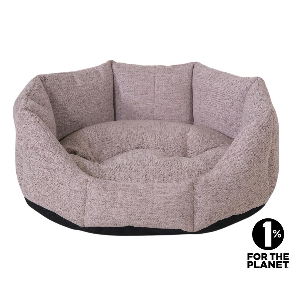 Panier rond pour chien 'Neva', coloris ivoire - L.80cm