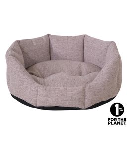 Panier rond pour chien 'Neva', coloris ivoire - L.80cm
