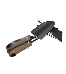 Lot outil à fleur : un transplantoir, une griffe, une serfouette