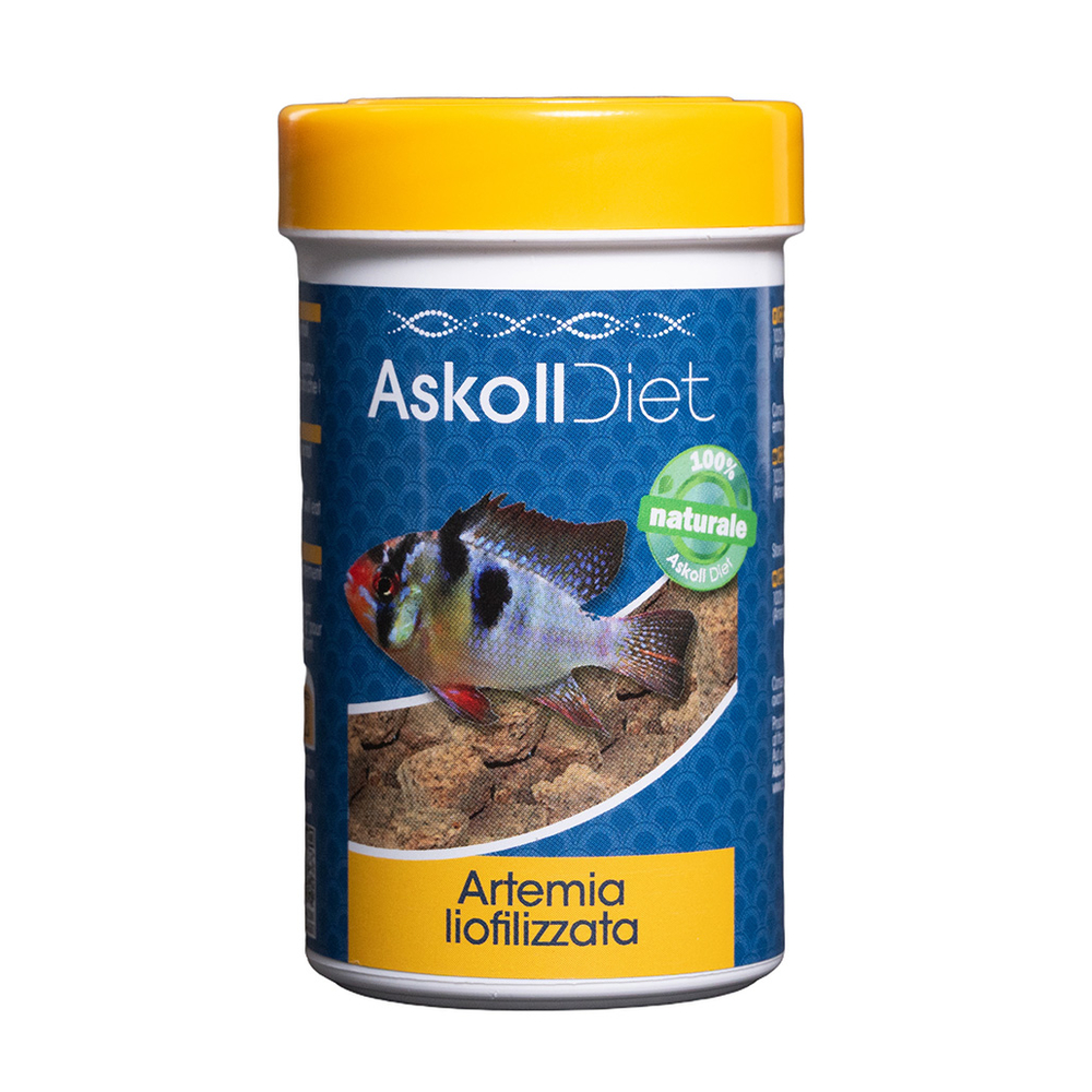 Aliment pour poissons, artemia lyophilisée 100ml