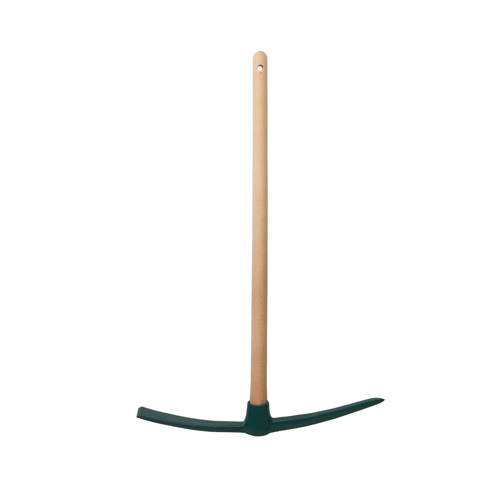 Pioche terrassier 2,5kg forgée emmanchée manche 90cm
