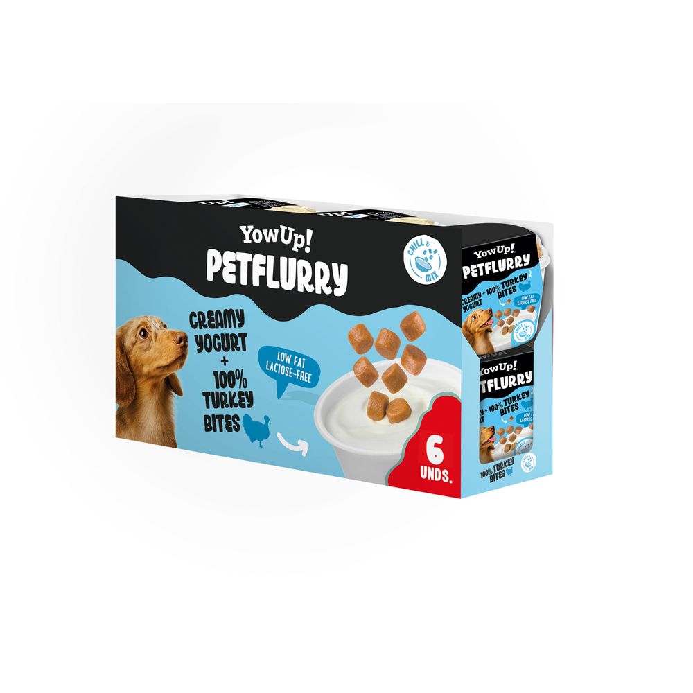Friandise pour chien, yaourt crémeux à la dinde 125g