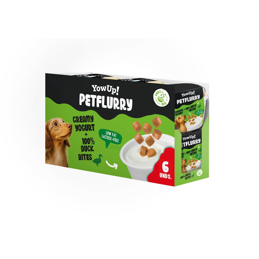Friandise pour chien, yaourt crémeux au canard 125g