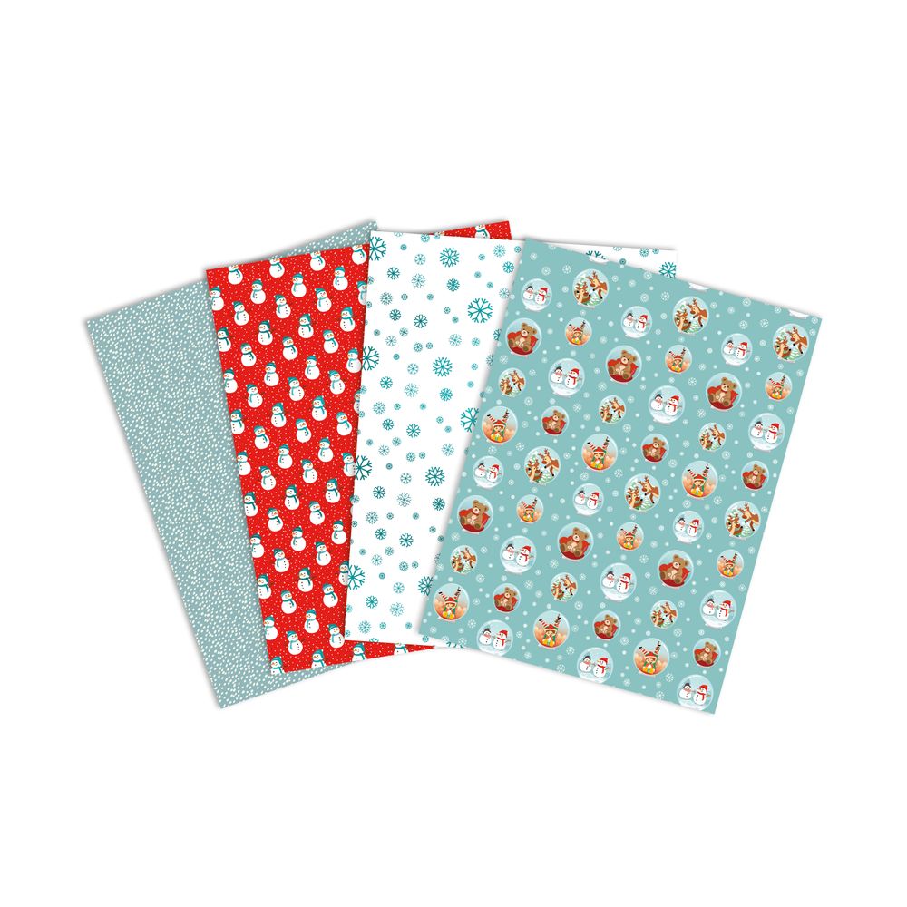 Papiers décoratifs Mix & Patch 'Noël givré'