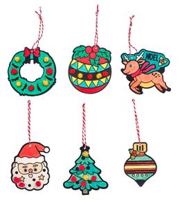 Suspensions de Noël en coloriage velours - 6 pièces