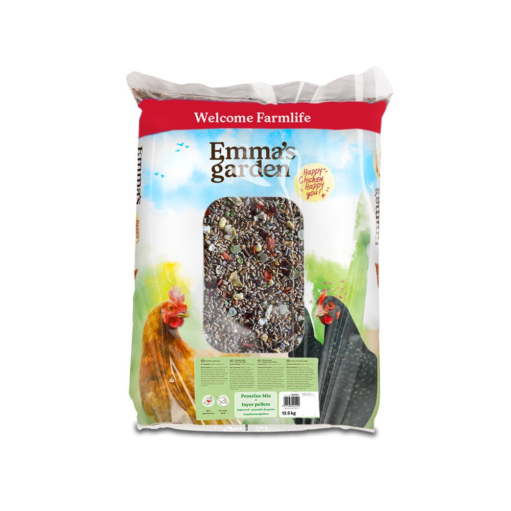 Aliment pour poules pondeuses 'Veggie Mix' avec granulés - 12,5kg