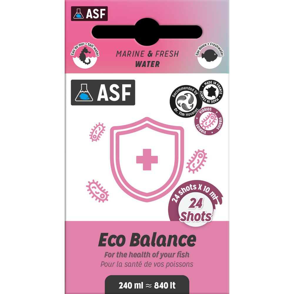 Probiotiques naturels pour aquarium 'Eco-Balance' - 24x10ml