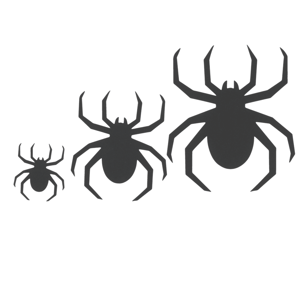 30 décorations d'araignées, 3 tailles assorties - de 7 à 20cm