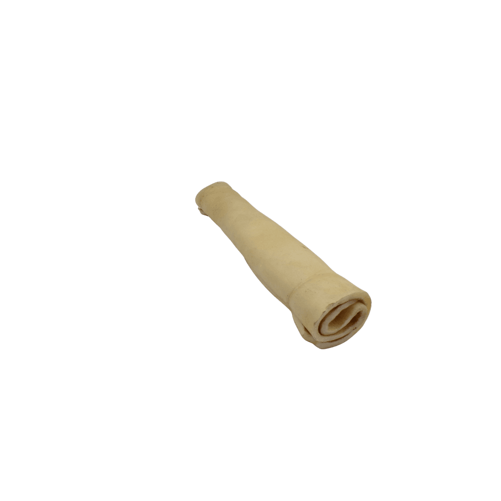 Friandise pour chien, rouleau de peau de bœuf 11cm