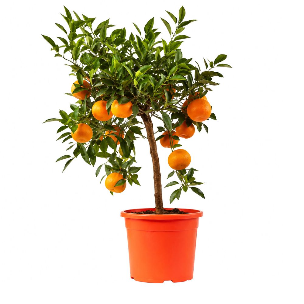 Mandarinier mini tige : pot D.15cm