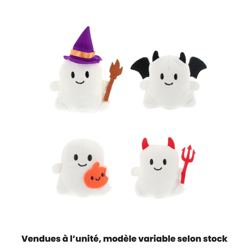 Peluche fantôme, modèles variables - 7cm