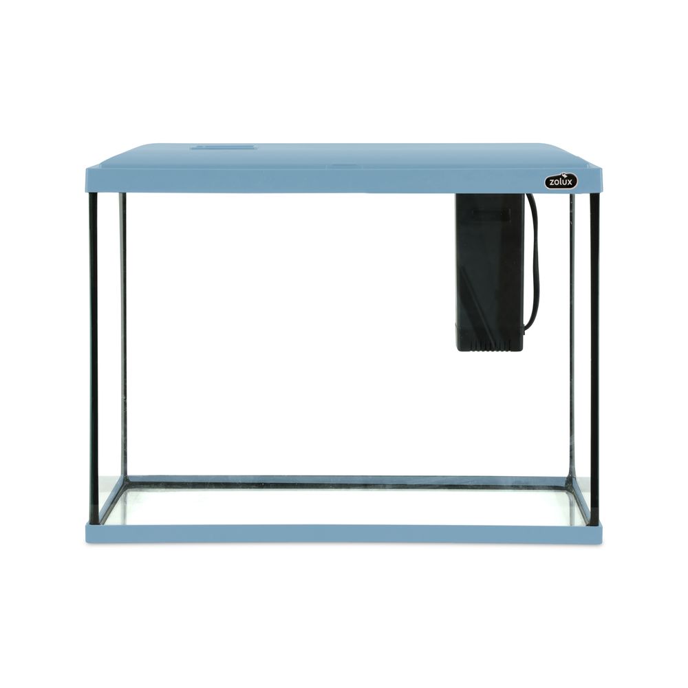 Kit aquarium Ekaï 40 avec filtre, coloris bleu - 24L