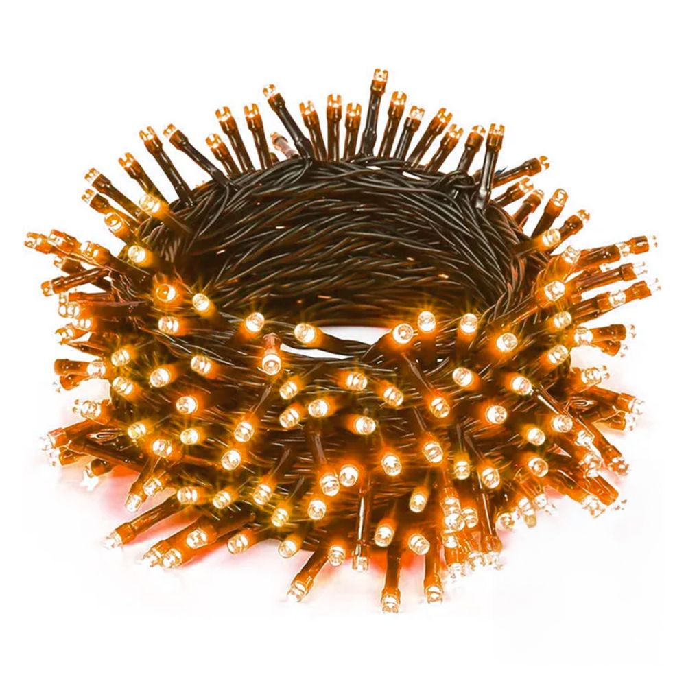 Guirlande lumineuse, 100 LED orange - L.10m