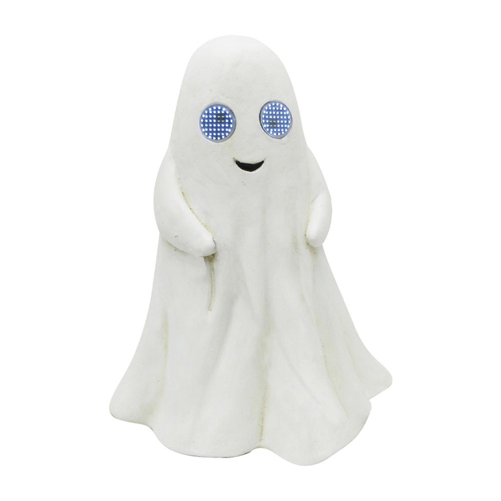 Fantôme de décoration aux yeux lumineux en magnésie, LED bleu