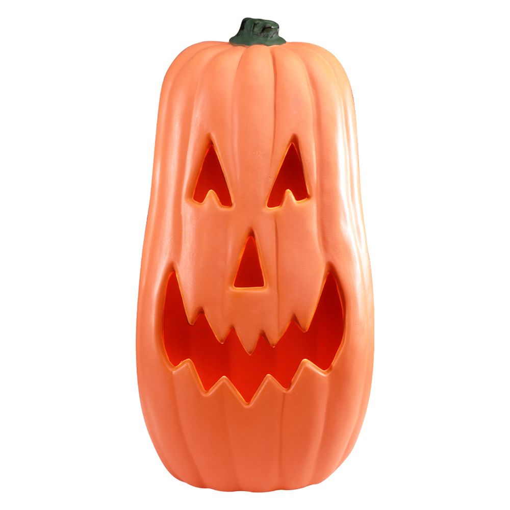 Citrouille avec LED, coloris orange - H.68cm
