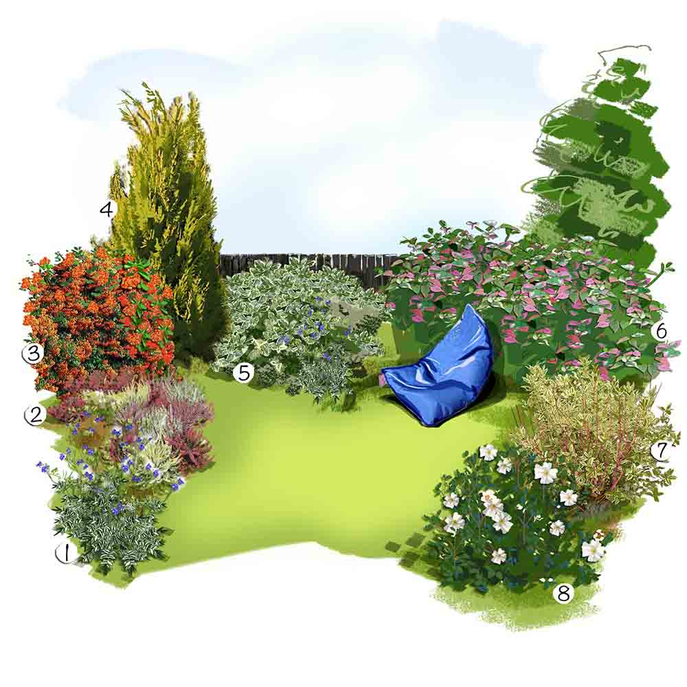 Un an de couleurs au jardin 