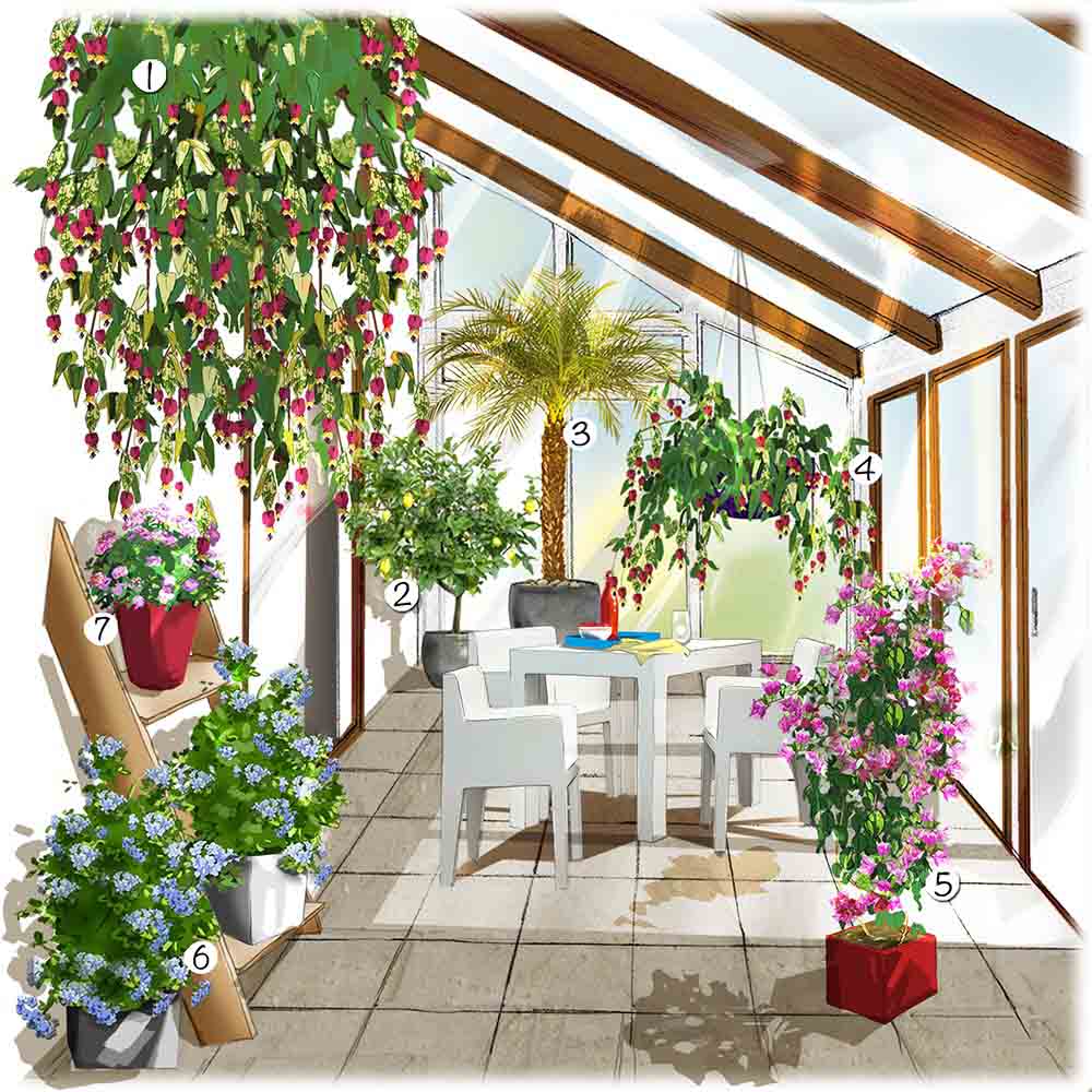 Du soleil dans la veranda