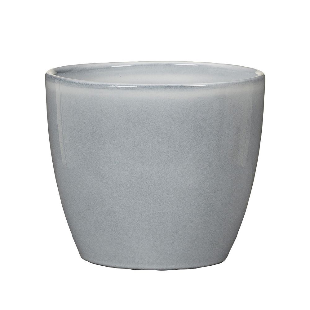 Mini Cache-Pot Washed Denim ø7cm gris | Truffaut