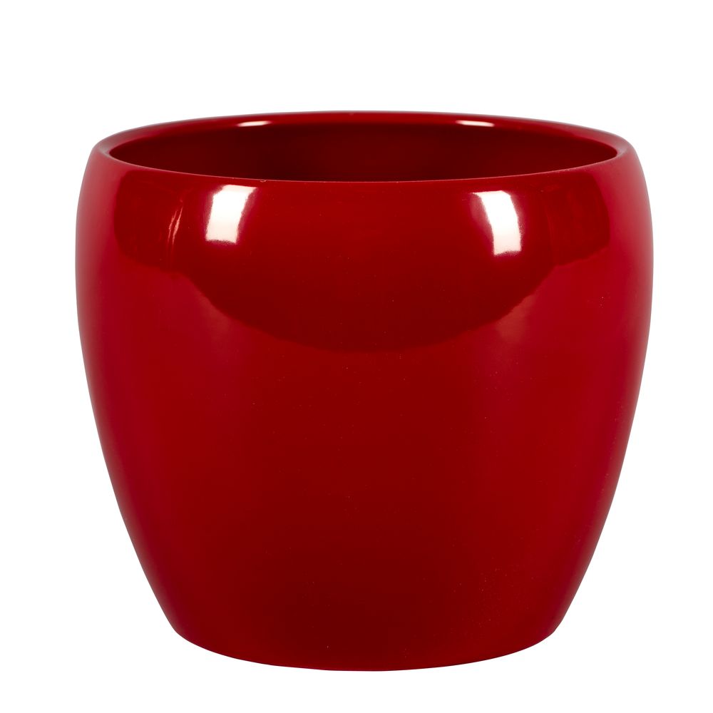 Cache-pot ZT rouge Ø26cm - H23cm | Truffaut