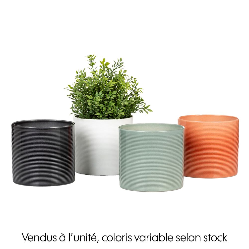 Mini cache-pot en céramique - D.7cm | Truffaut