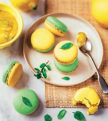 macaron menthe citron