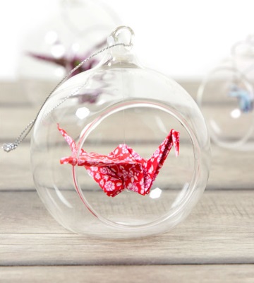 boules de noel en origami